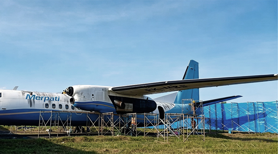 GAHSM purchased 13 MA60 aircrafts from Indonesia Merpati Airline for dismantling